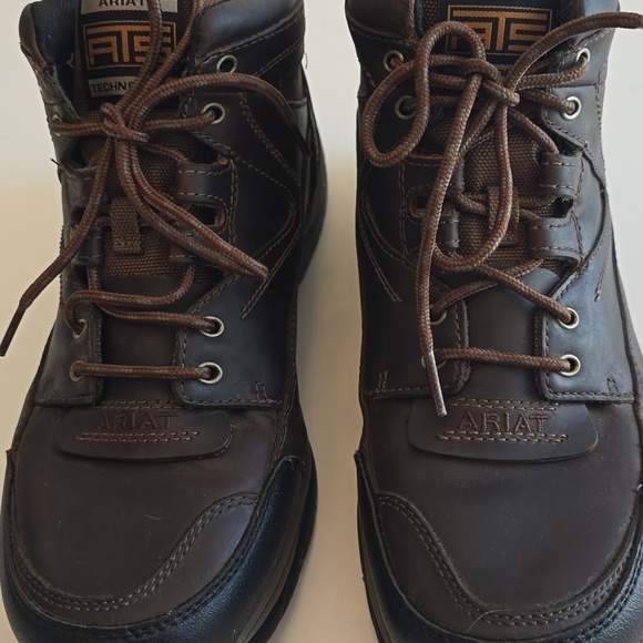 ARIAT Men\'s Terrain ATS Brown Leather Work Hiking Riding Boots Size 12EE main image 7
